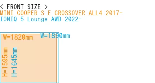 #MINI COOPER S E CROSSOVER ALL4 2017- + IONIQ 5 Lounge AWD 2022-